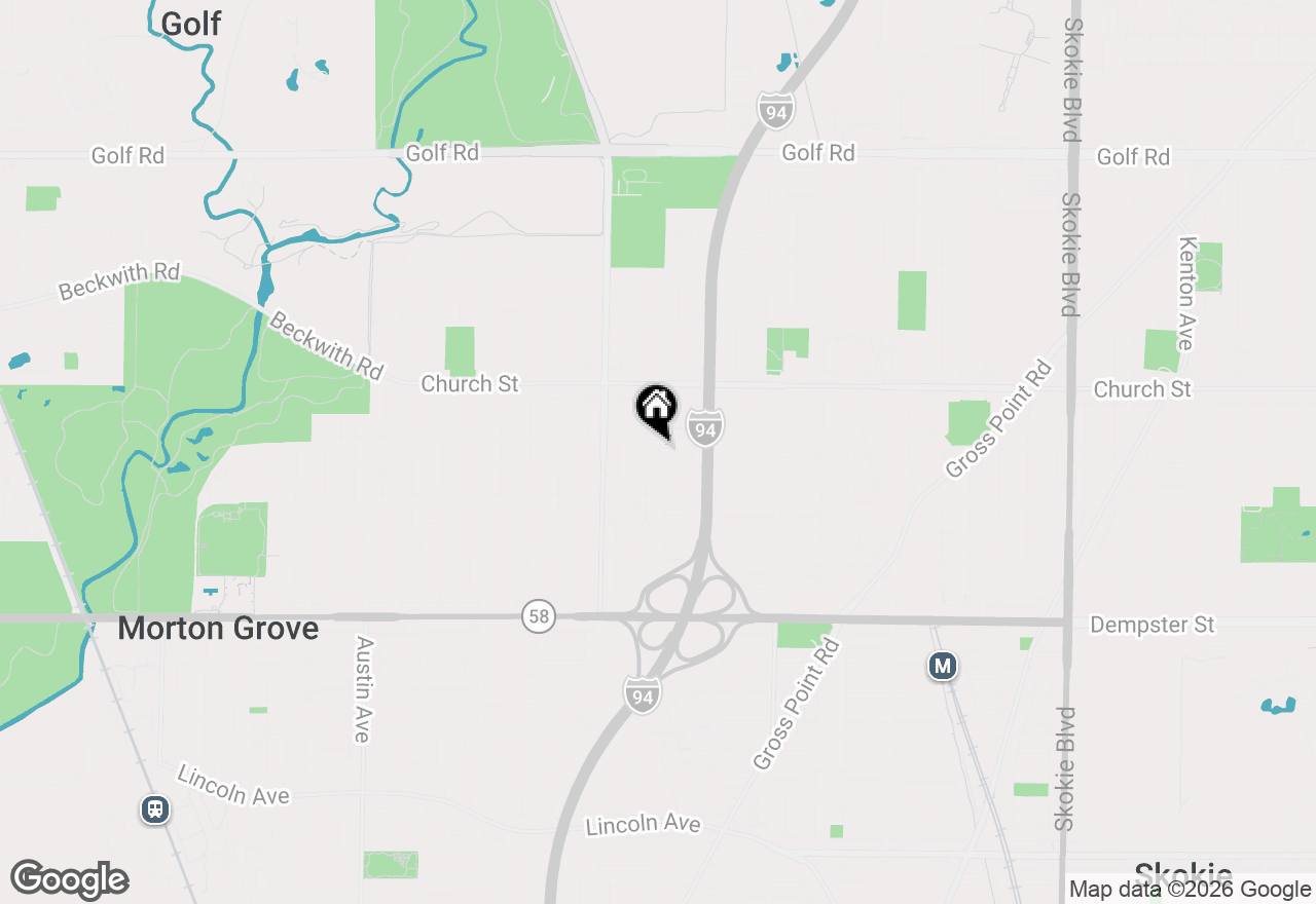 Map of 9044 Linder Avenue, Morton Grove, IL 60053