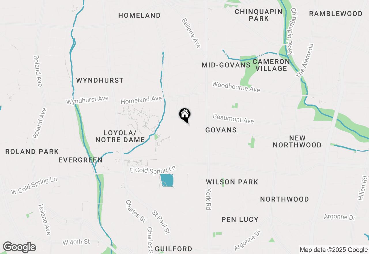 Map of 5102 Norwood Road, Baltimore, MD 21212