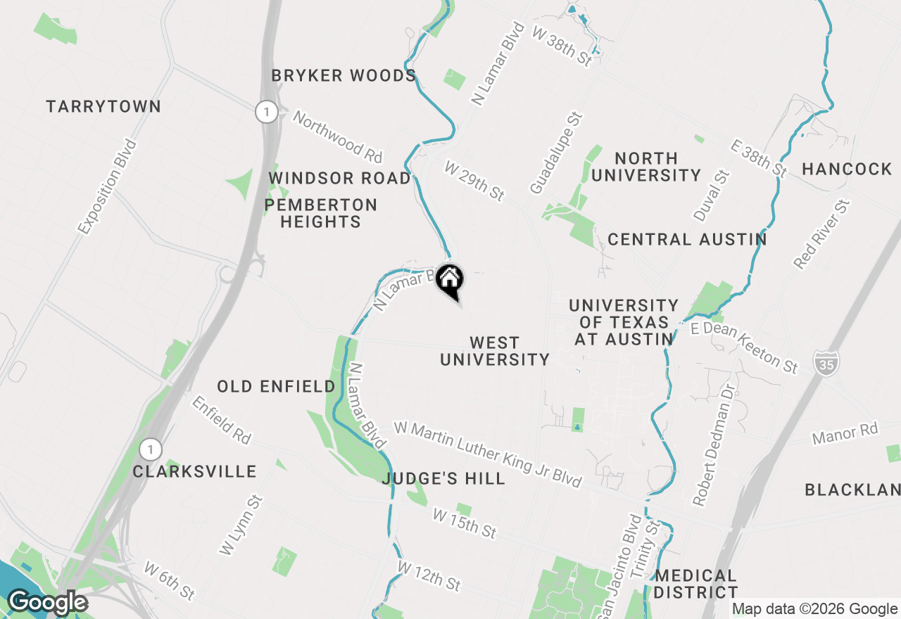 Map of 2505 San Gabriel St #211, Austin, TX 78705