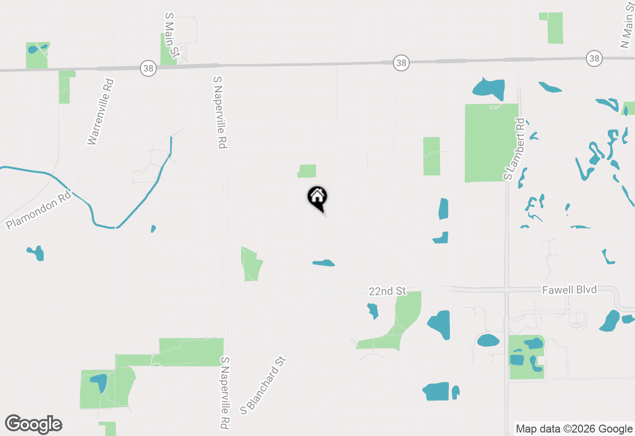 Map of 835 Farnham Lane #D, Wheaton, IL 60189