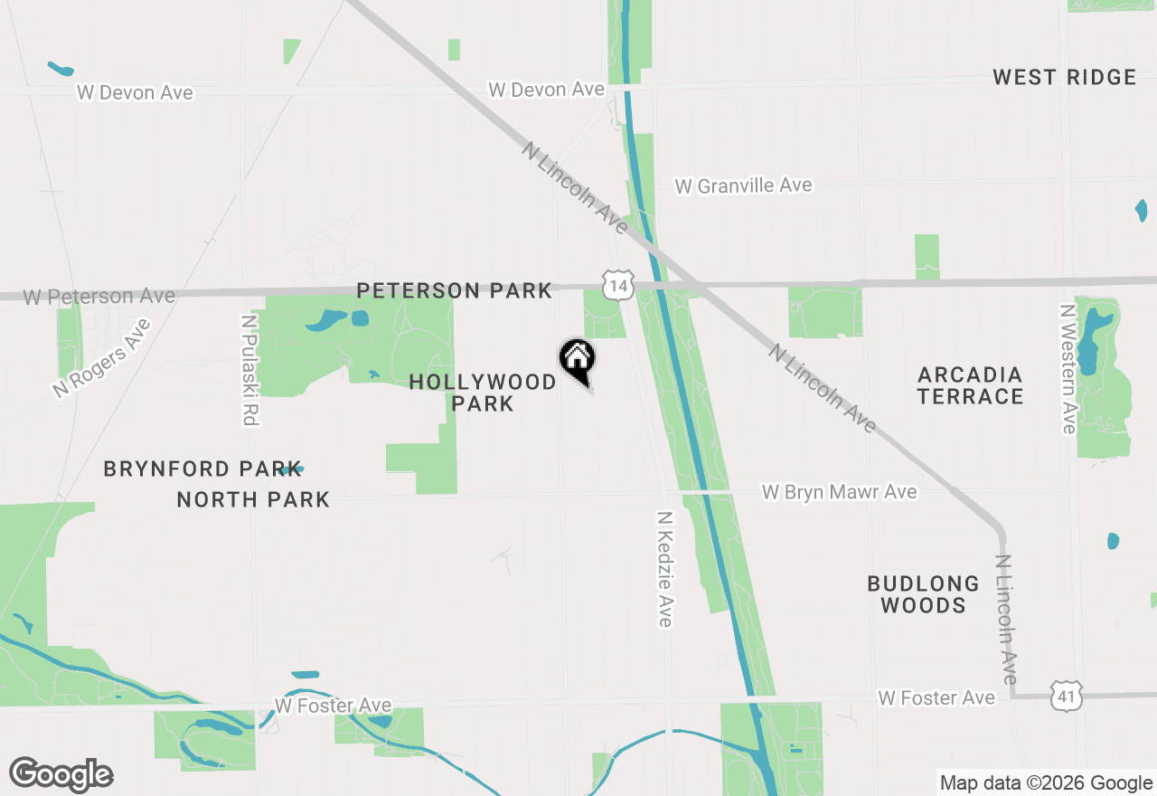 Map of 5754 N Christiana Avenue, Chicago, IL 60659