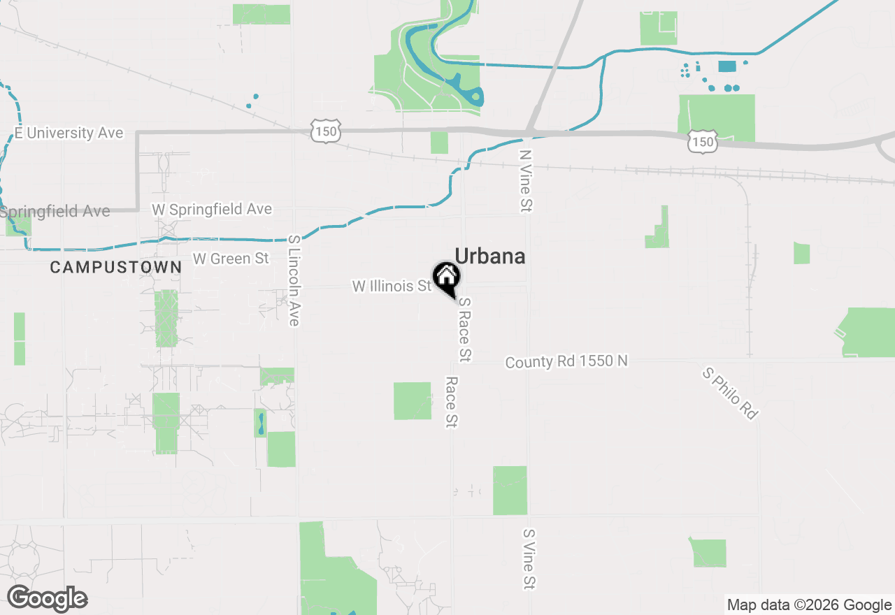 Map of 209 W California Avenue, Urbana, IL 61801