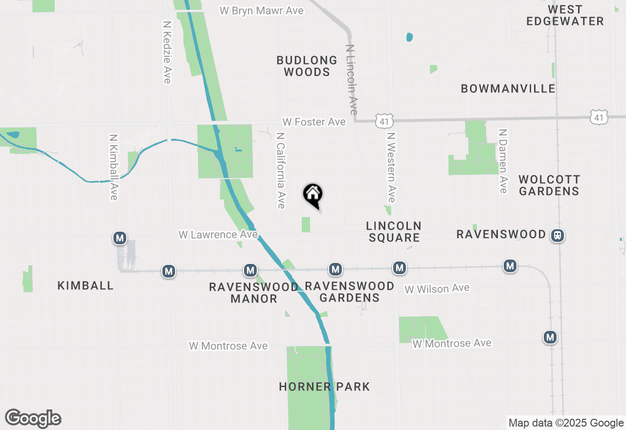 Map of 2656 W Gunnison Street #1, Chicago, IL 60625