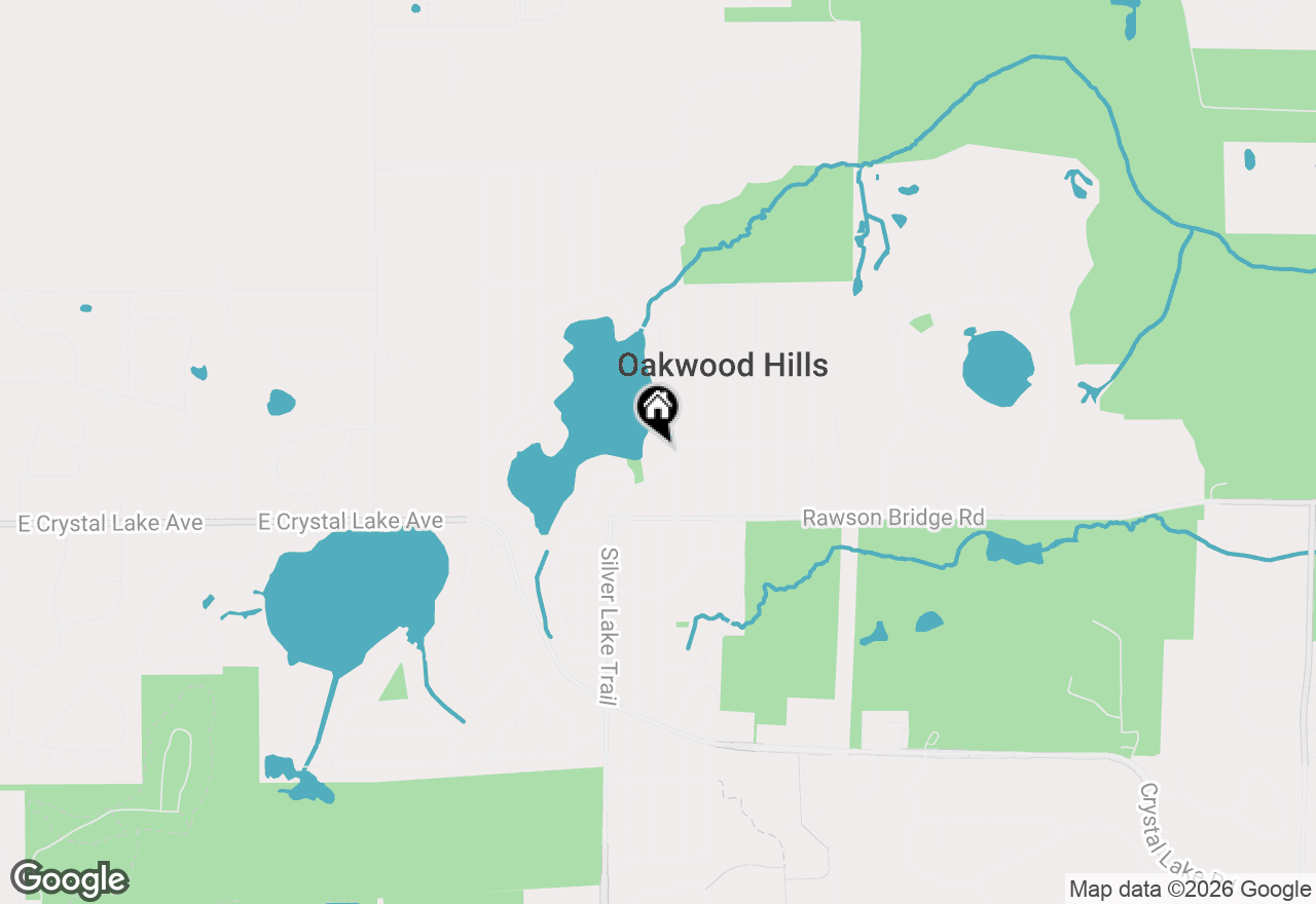Map of 14 Lake Shore Drive, Oakwood Hills, IL 60013
