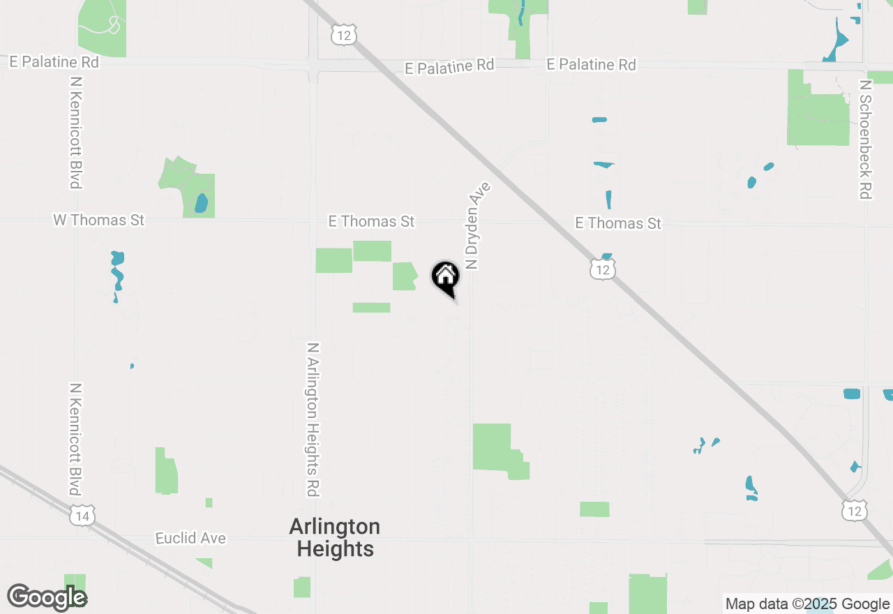 Map of 815 E Olive Street, Arlington Heights, IL 60004