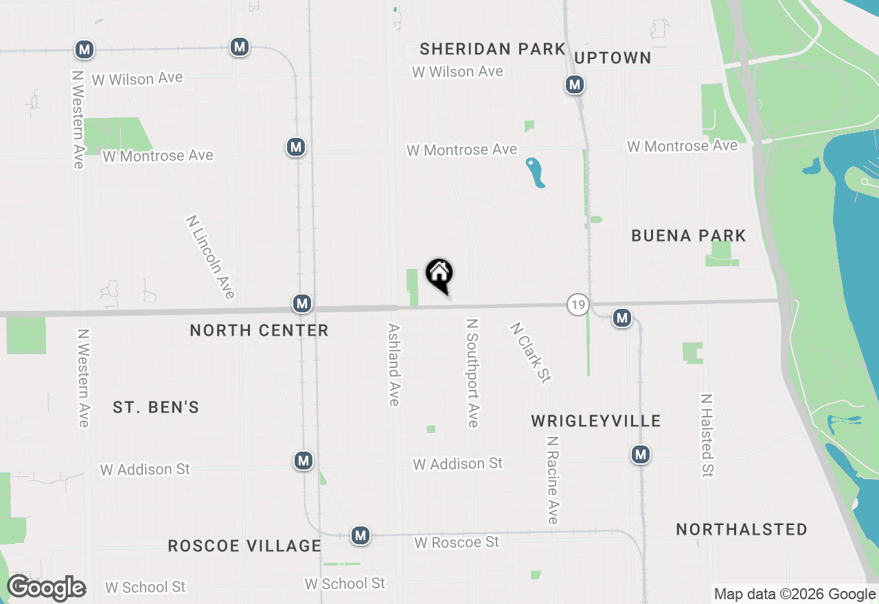 Map of 1448 W Irving Park Road #1, Chicago, IL 60613