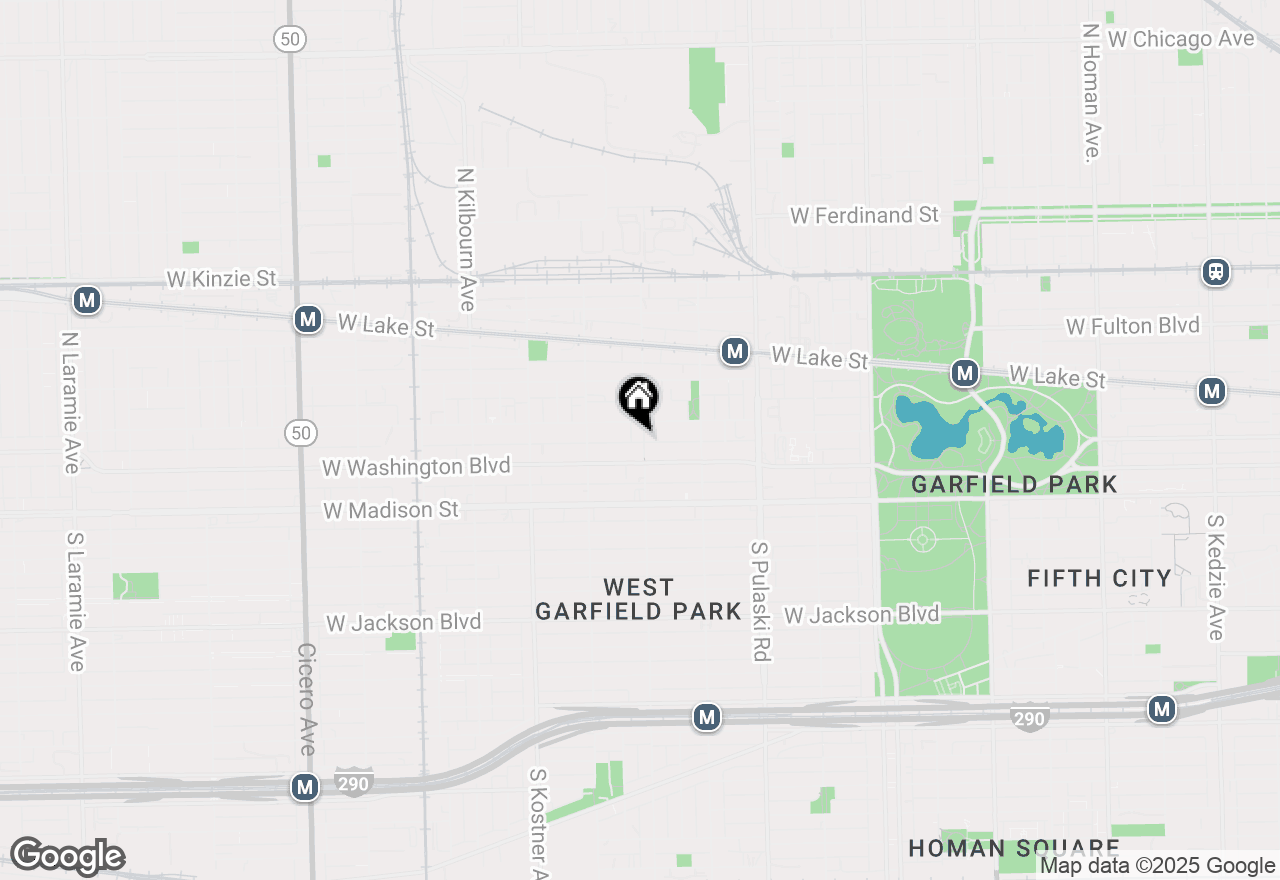 Map of 120 N Keeler Avenue #3, Chicago, IL 60624