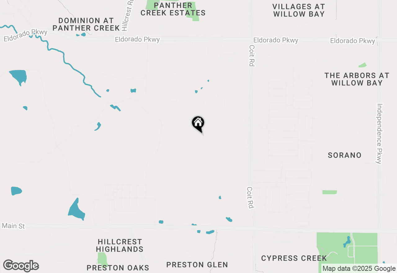 Map of 10342 Great Days Drive, Frisco, TX 75035
