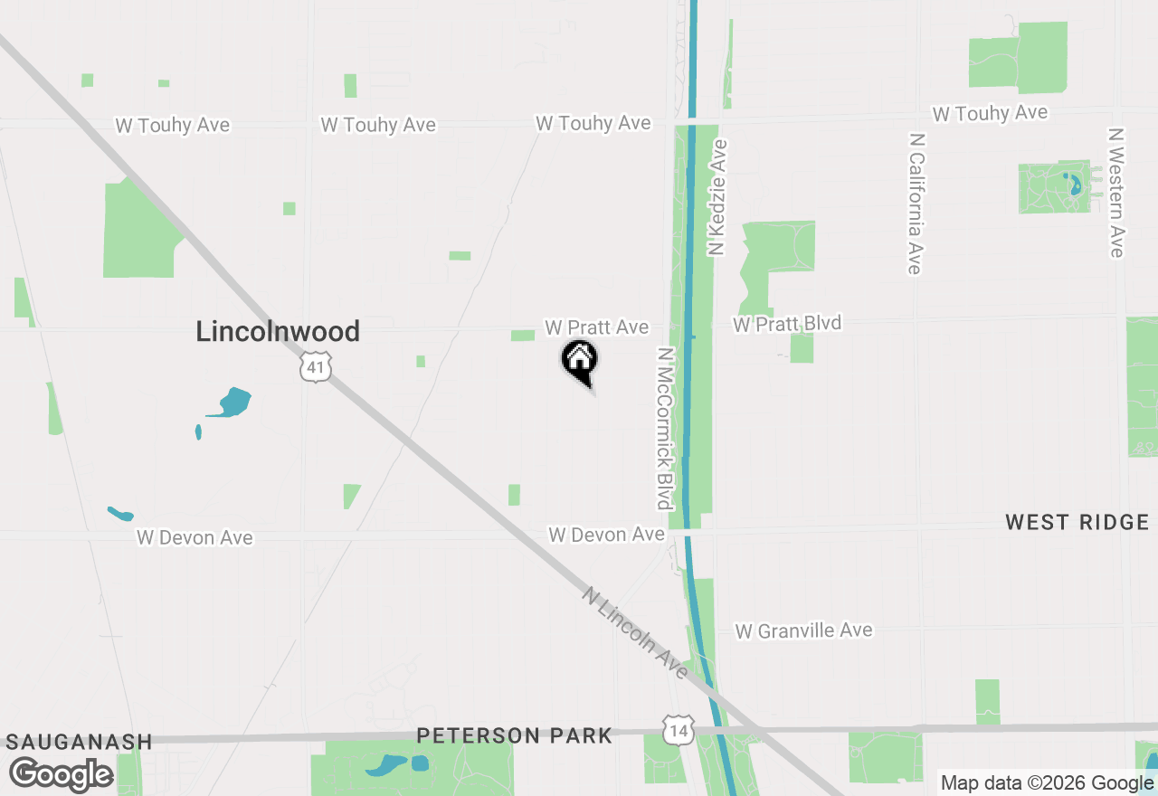 Map of 6638 N Trumbull Avenue, Lincolnwood, IL 60712