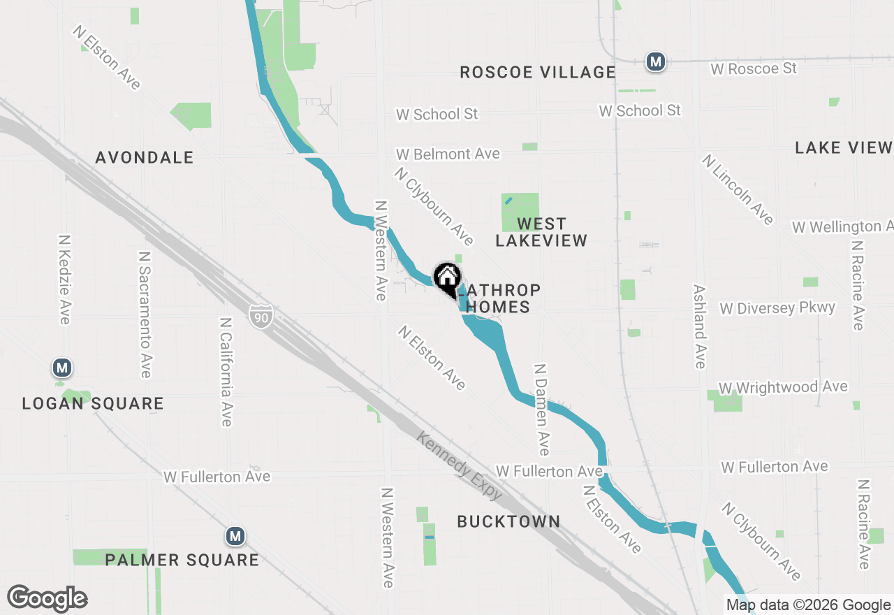 Map of 2208 W Diversey Avenue #S, Chicago, IL 60647