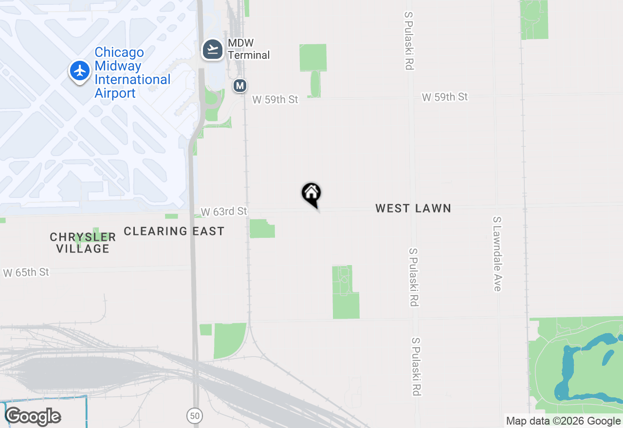 Map of 4343 W 63rd Street #1C, Chicago, IL 60629