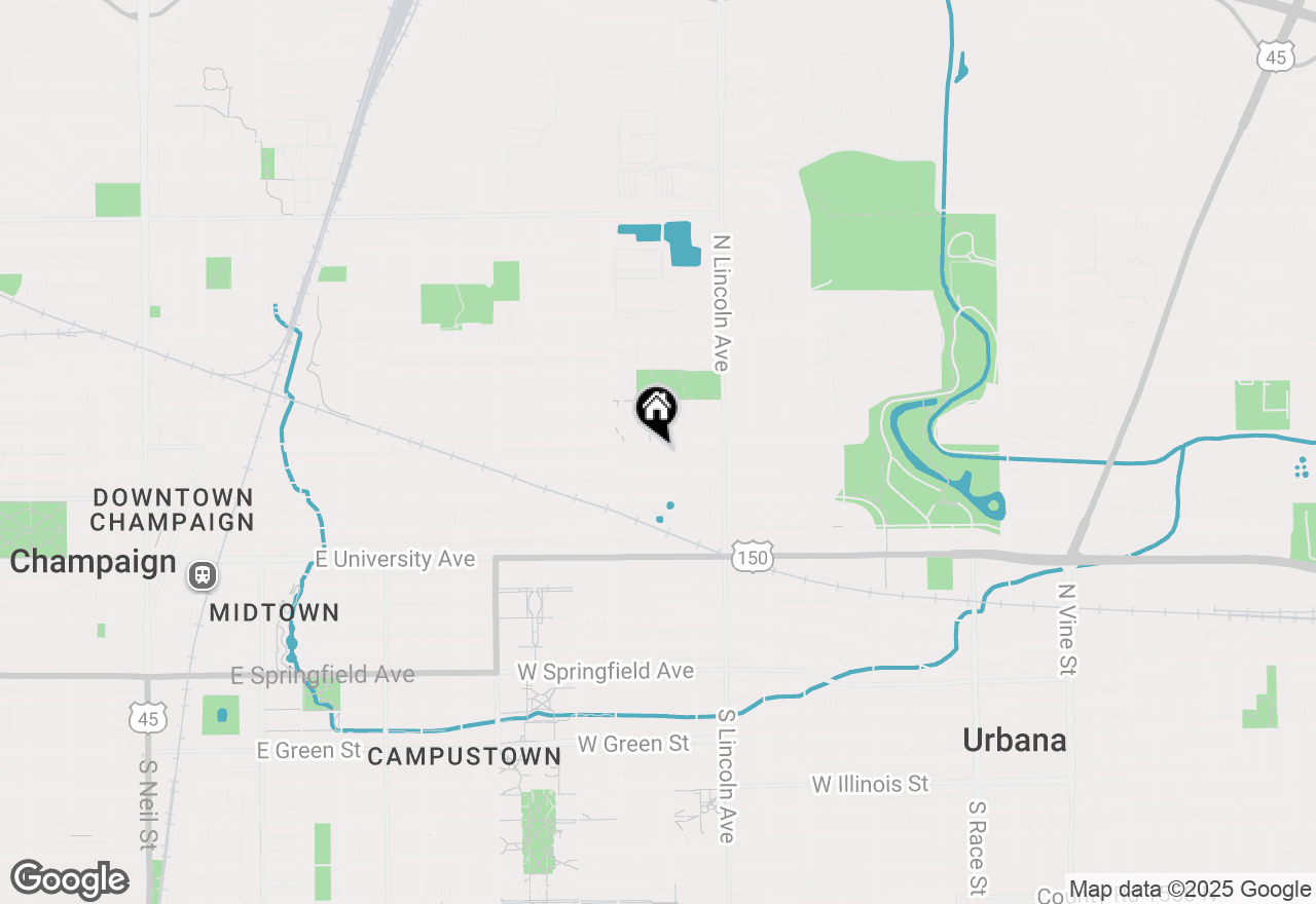 Map of 1103 Fairview Avenue, Urbana, IL 61801