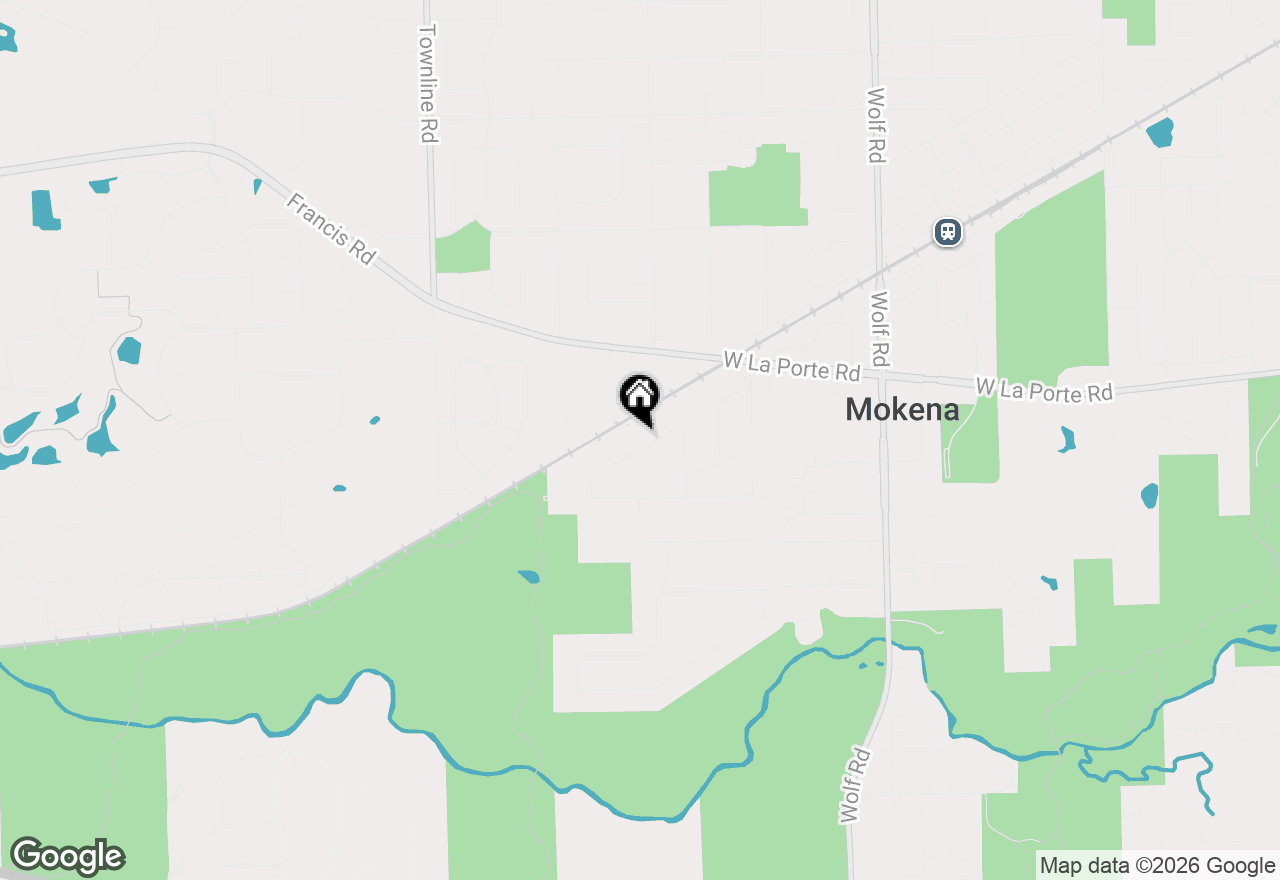 Map of 11612 N Brightway Drive, Mokena, IL 60448