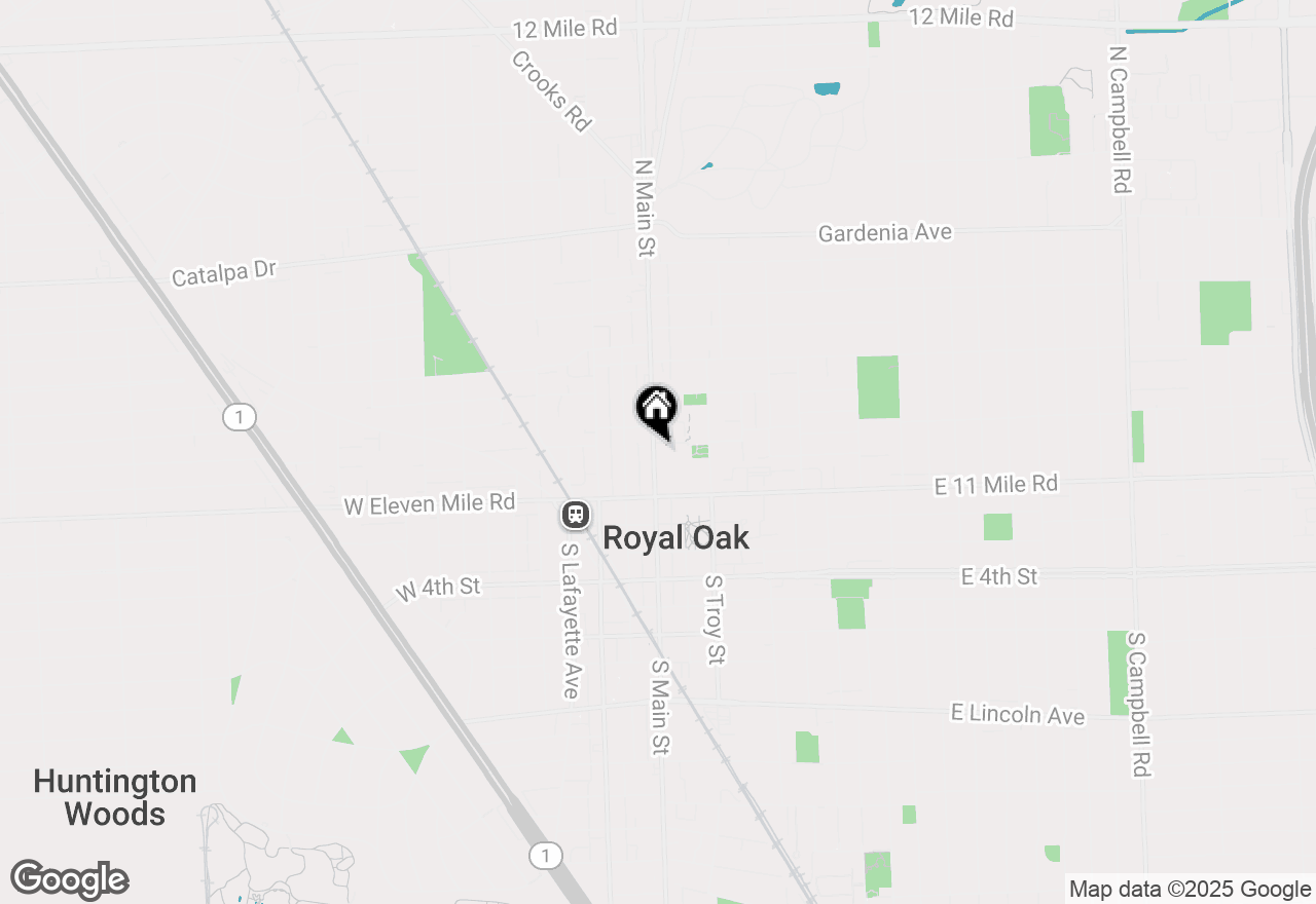 Map of 350 N Main Street #903, Royal Oak, MI 48067