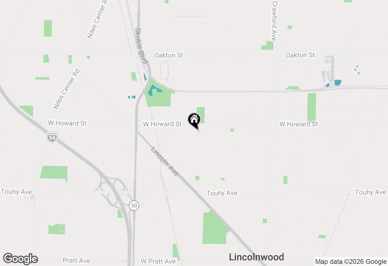 Map of 7528 Kenneth Avenue, Skokie, IL 60076