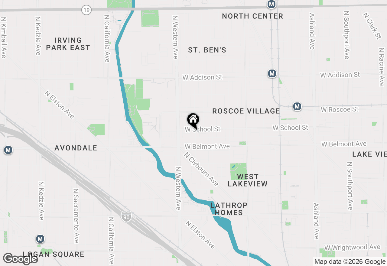 Map of 3248 N Oakley Avenue, Chicago, IL 60618