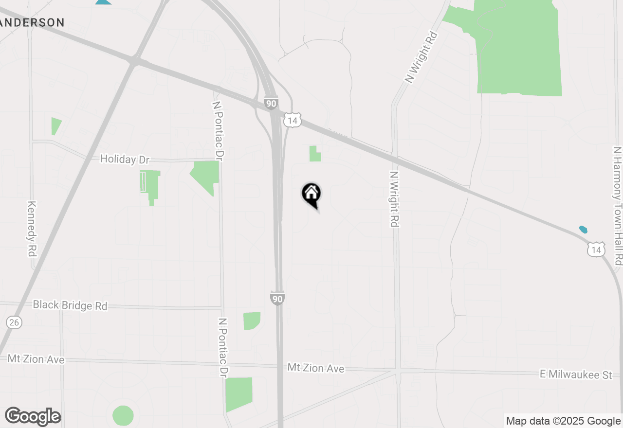 Map of 2314 Pine View Lane, Janesville, WI 53546