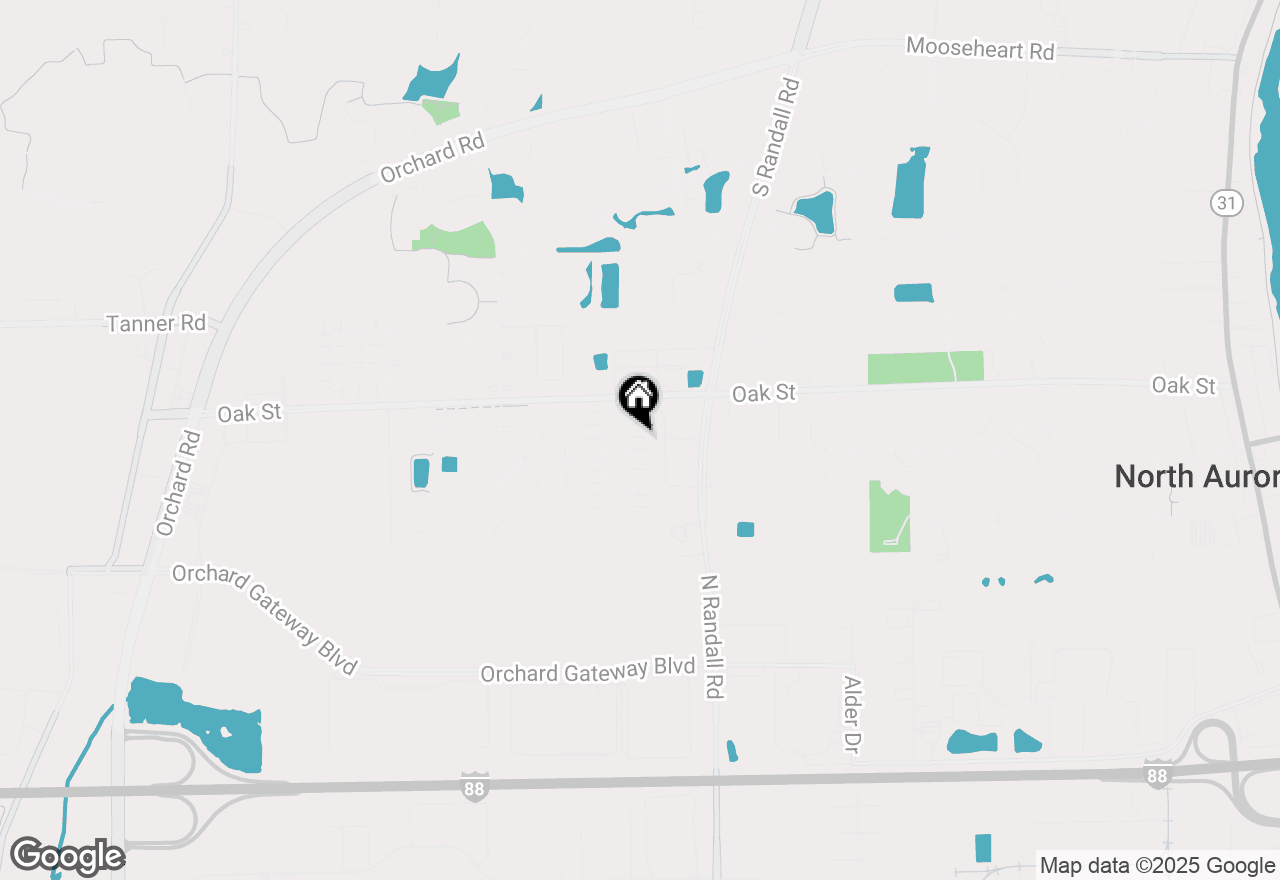 Map of 306 E Victoria Circle, North Aurora, IL 60542