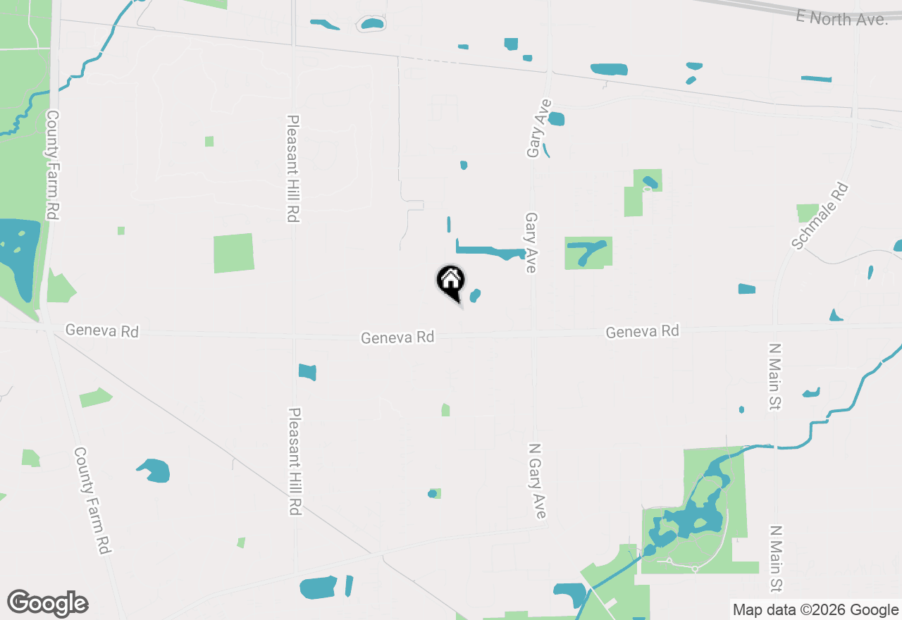 Map of 1N049 Mission Court, Winfield, IL 60190