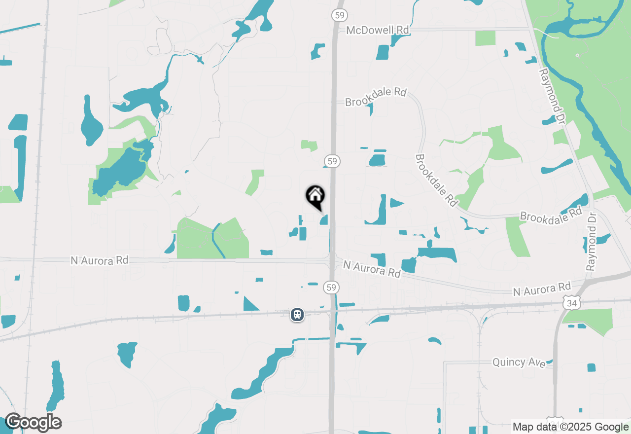 Map of 1905 Oxley Circle, Naperville, IL 60563