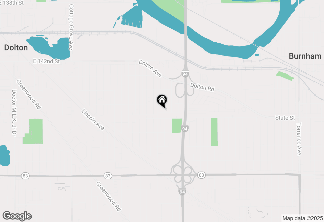 Map of 1412 Kasten Drive, Dolton, IL 60419