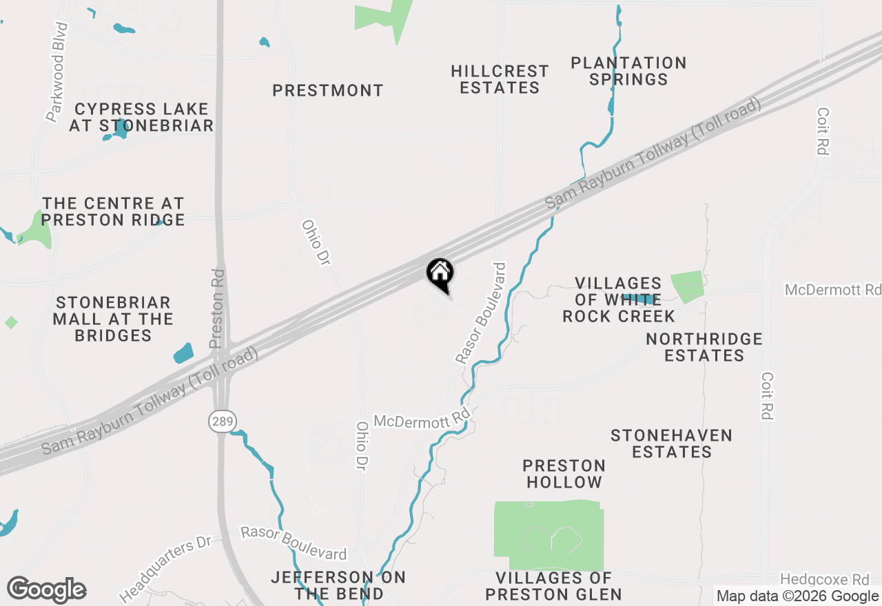Map of 4526 Mona Lisa Lane, Plano, TX 75024