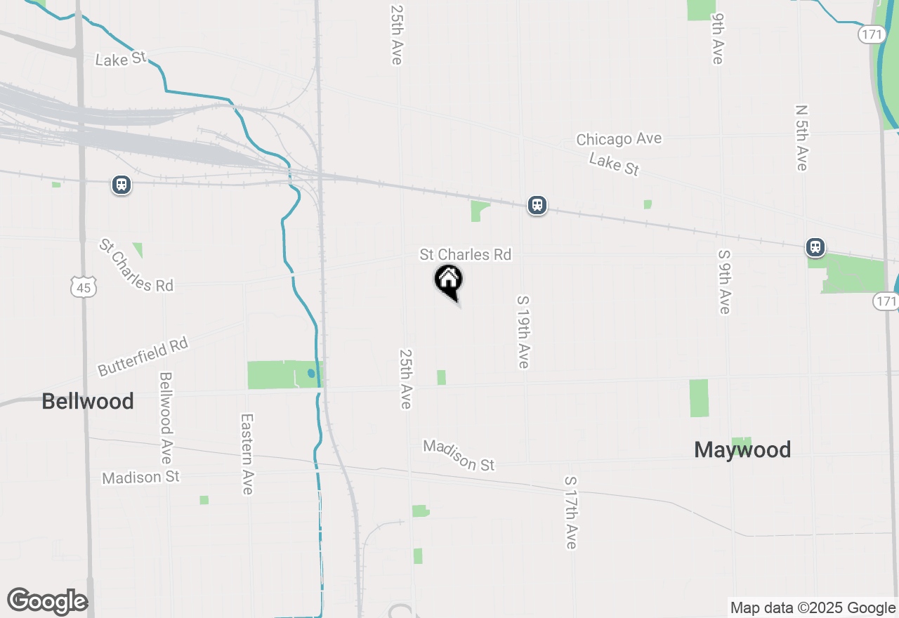 Map of 401 23rd Avenue, Bellwood, IL 60104
