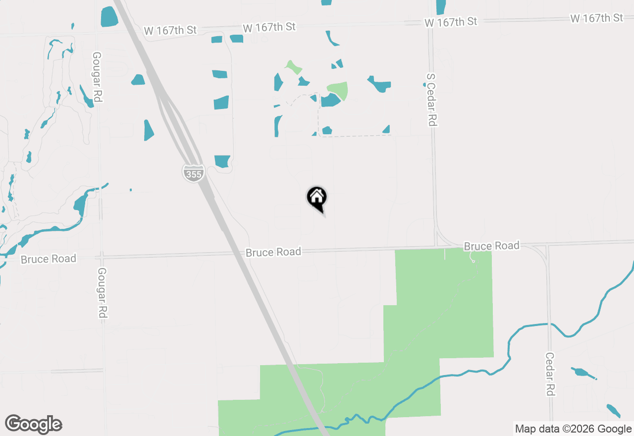 Map of 17355 S Victoria Lane, Lockport, IL 60441