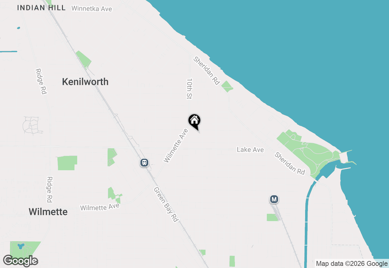 Map of 922 Forest Avenue, Wilmette, IL 60091