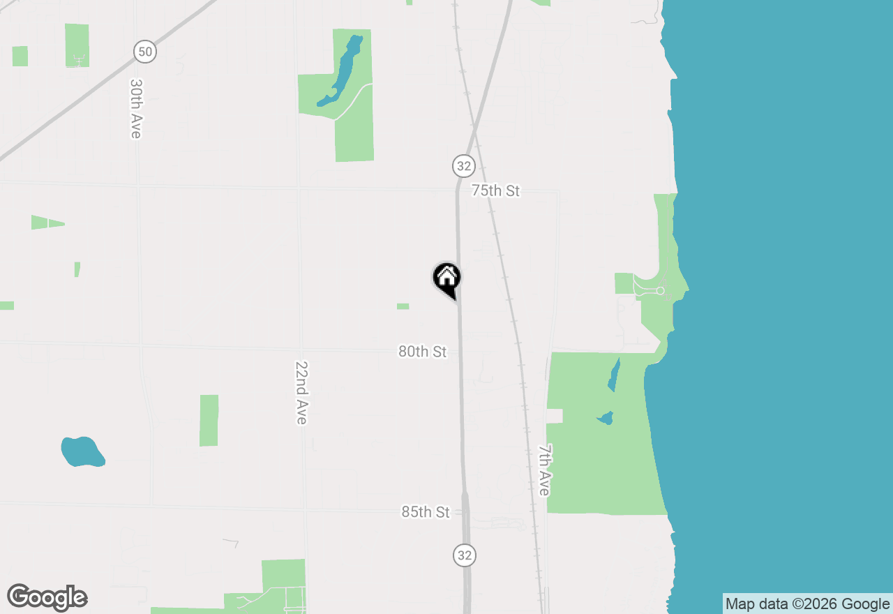 Map of 1314 79th St, Kenosha, WI 53143