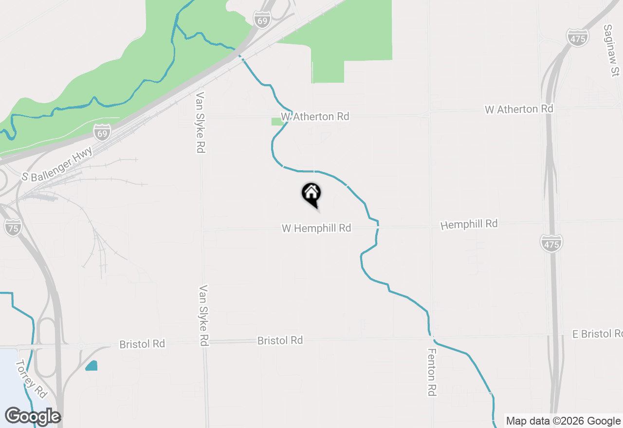 Map of 4601 Lynbrook Drive, Flint, MI 48507