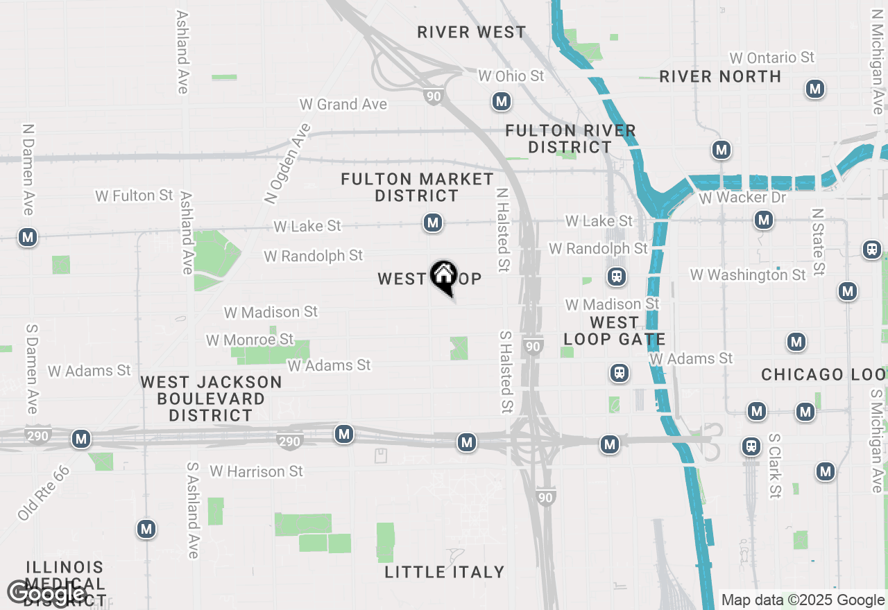 Map of 934 W Madison Street, Chicago, IL 60607