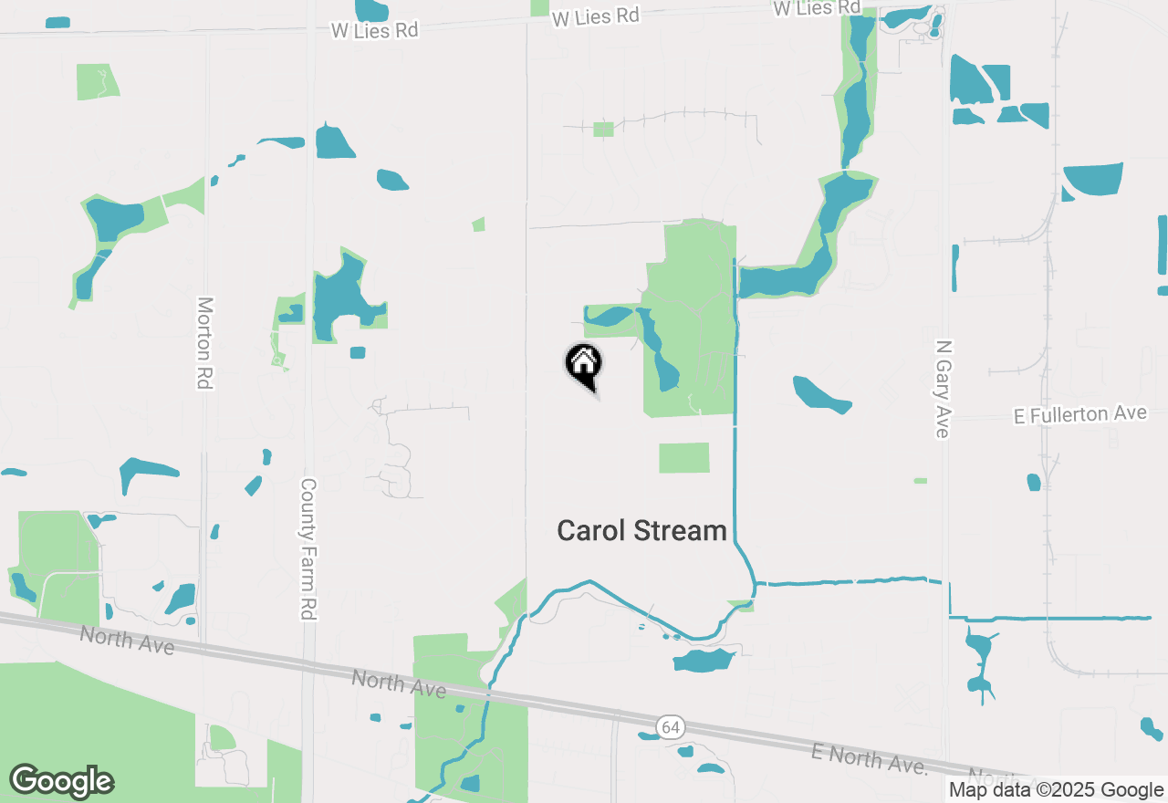 Map of 515 Cheyenne Trail, Carol Stream, IL 60188