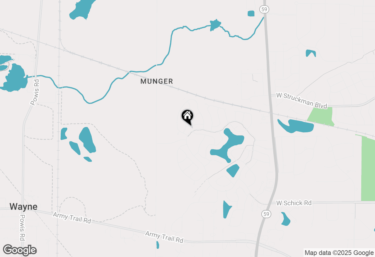 Map of 1471 Canter Lane, Bartlett, IL 60103