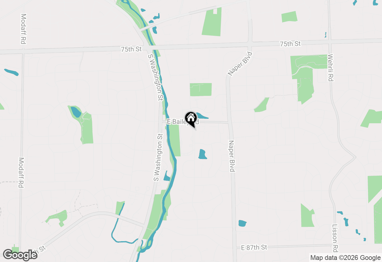 Map of 214 E Bailey Road #B, Naperville, IL 60565