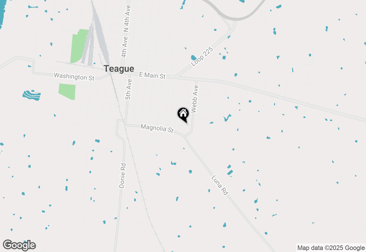 Map of 701 S 13th Avenue, Teague, TX 75860