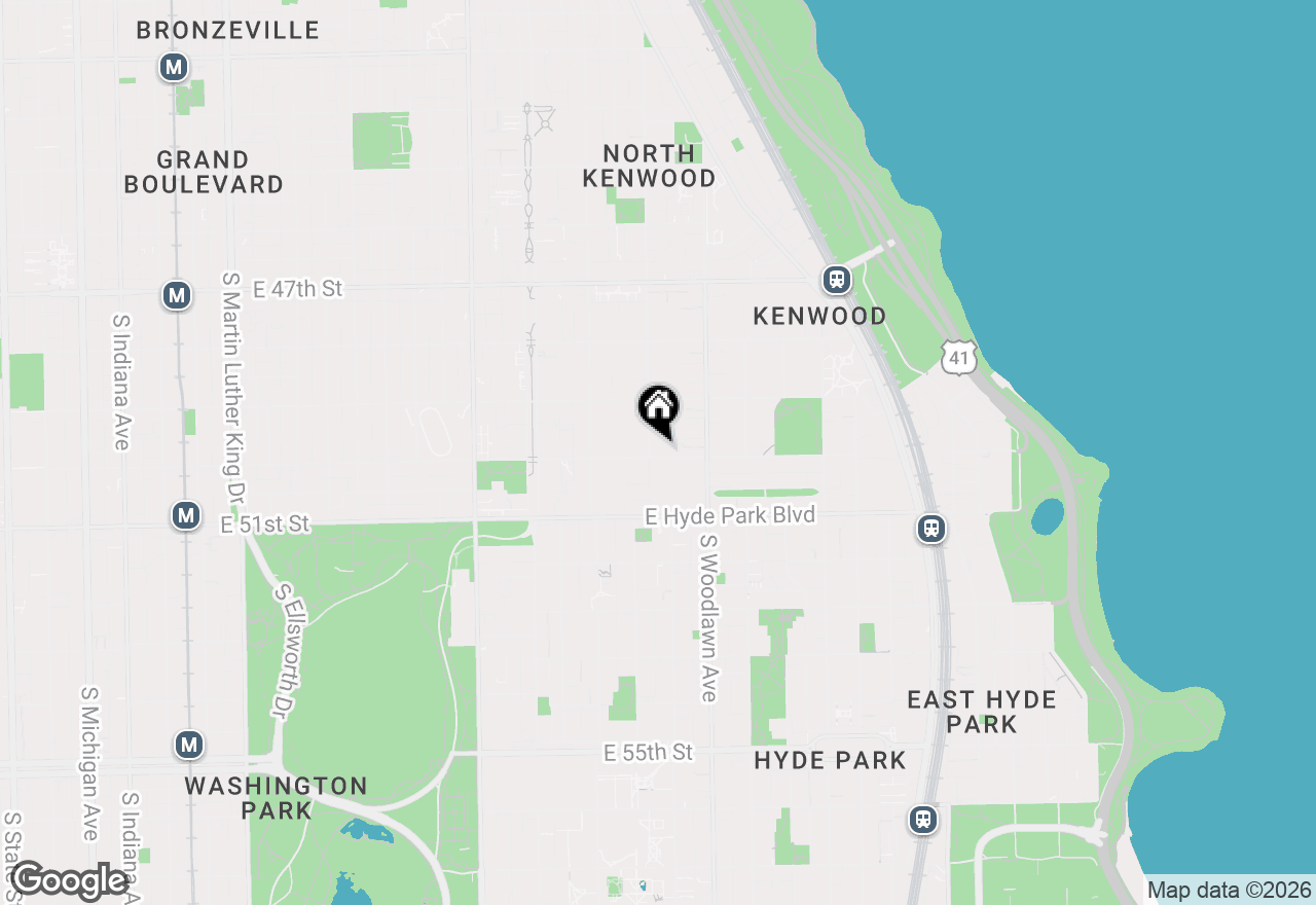 Map of 4959 S Greenwood Avenue, Chicago, IL 60615