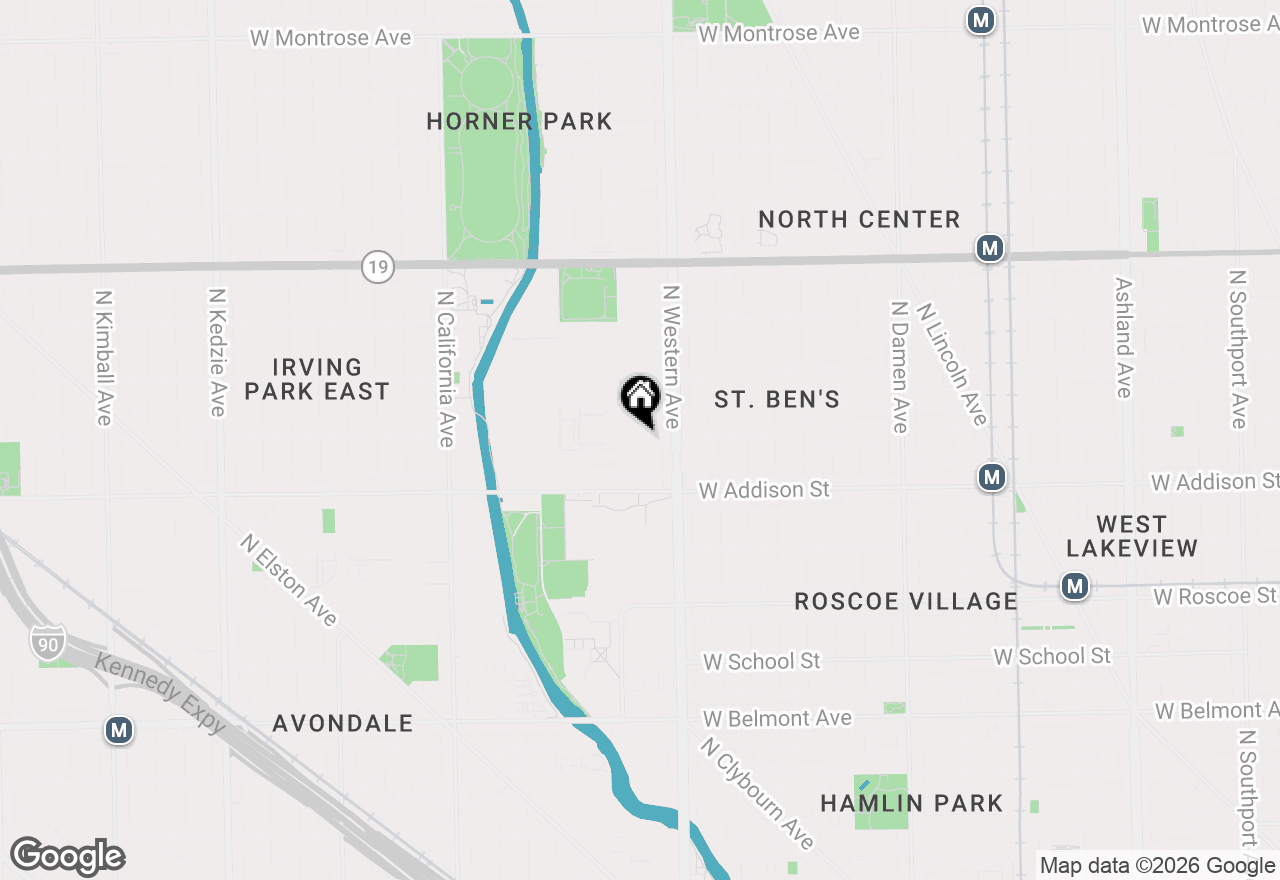 Map of 3656 N Artesian Avenue, Chicago, IL 60618