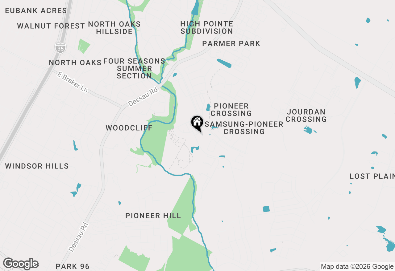 Map of 10805 Trail Weary Dr, Austin, TX 78754
