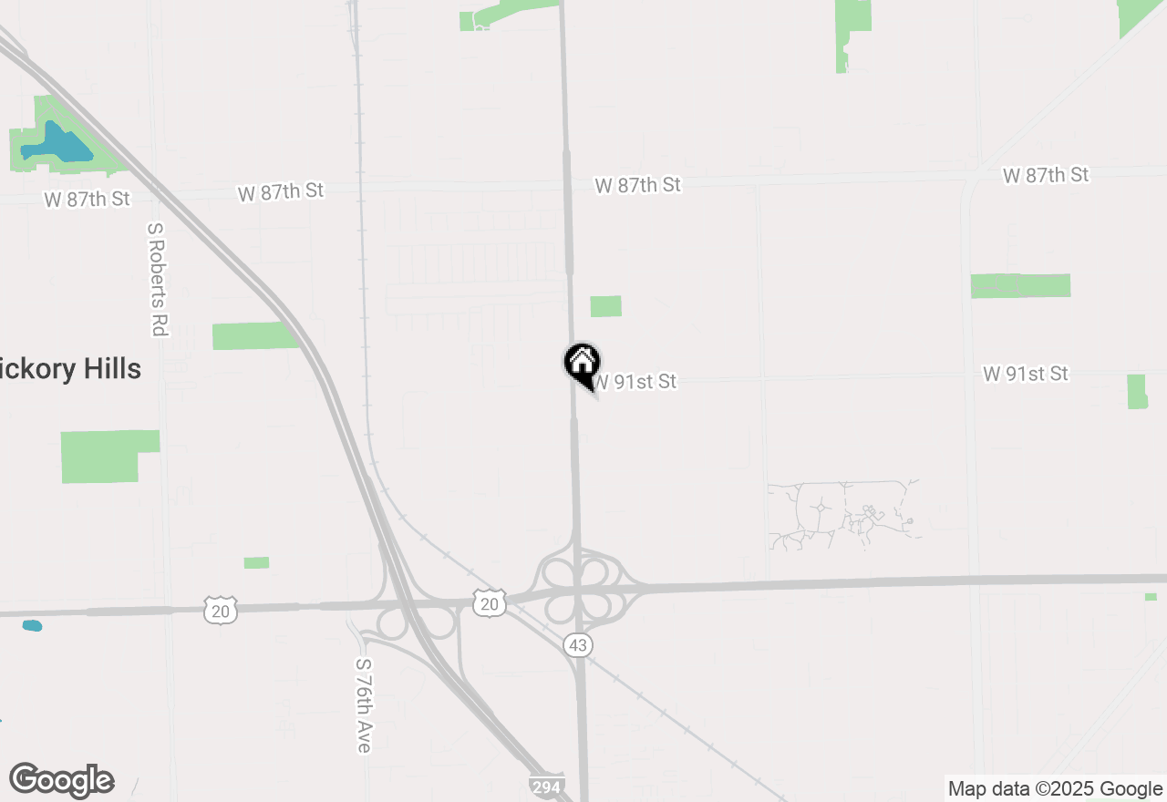 Map of 9115 S Harlem Avenue, Bridgeview, IL 60455