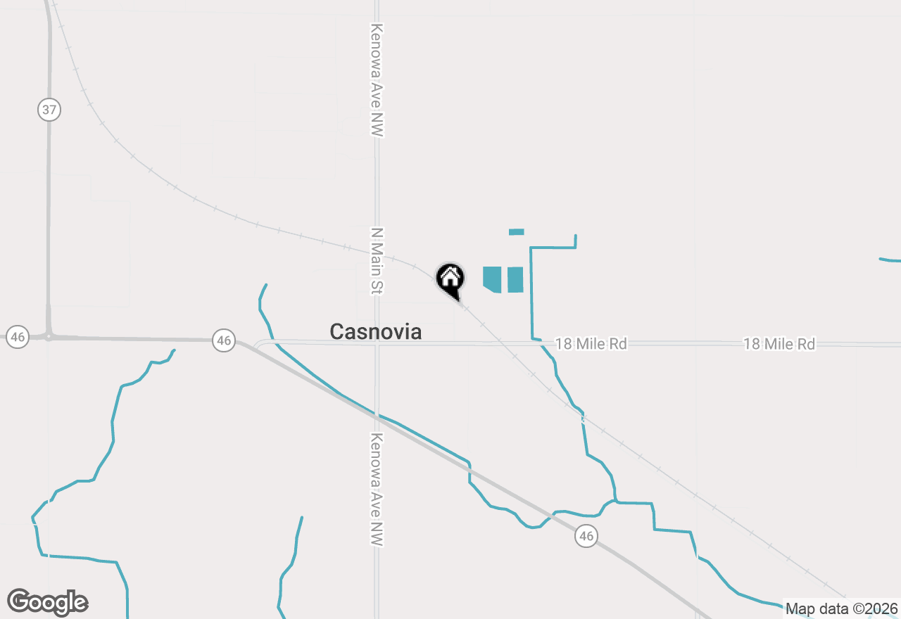 Map of 160 Grand Street, Casnovia, MI 49318