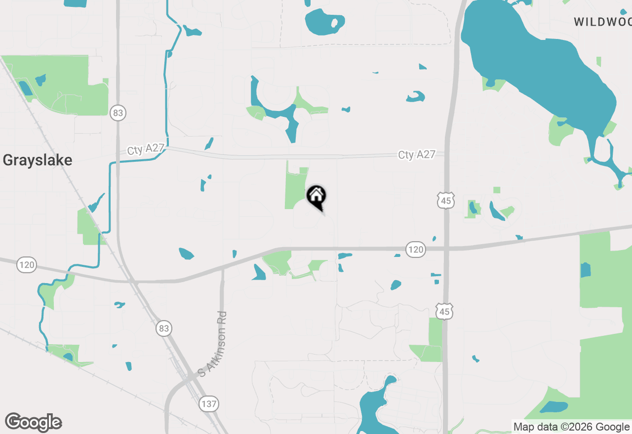 Map of 1196 Hummingbird Lane, Grayslake, IL 60030