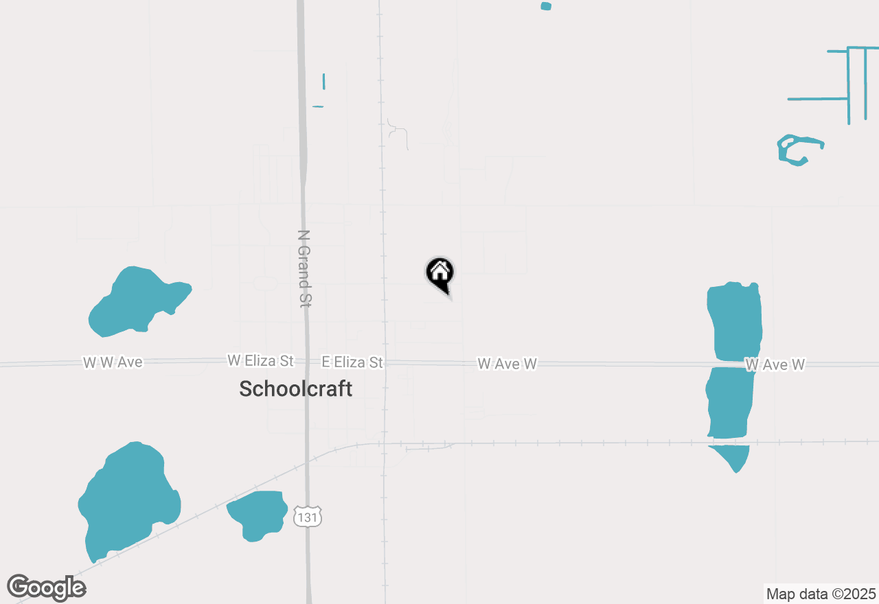 Map of 641 B & L Drive, Schoolcraft Vlg, MI 49087