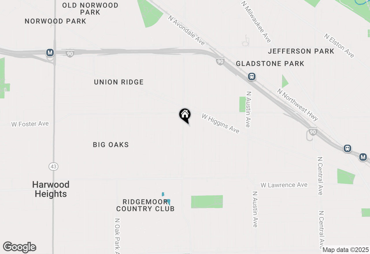 Map of 5107 N Nagle Street, Chicago, IL 60630