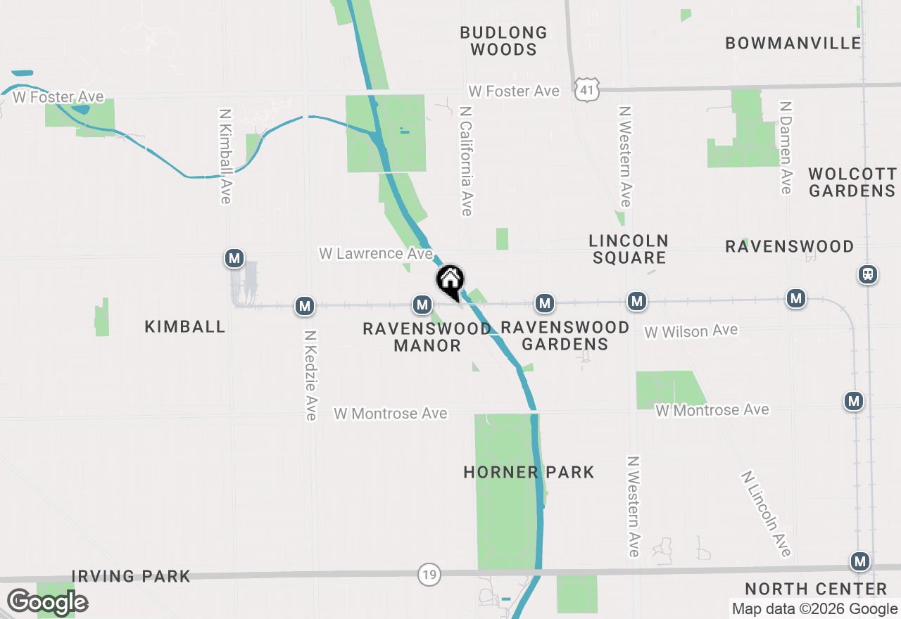 Map of 2838 W Eastwood Avenue, Chicago, IL 60625