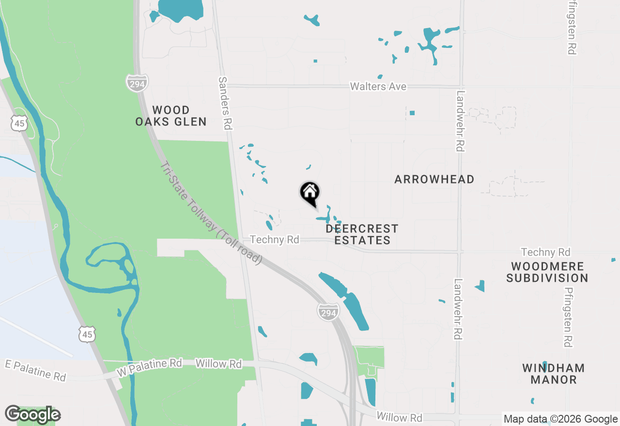 Map of 3741 Mission Hills Road #208, Northbrook, IL 60062