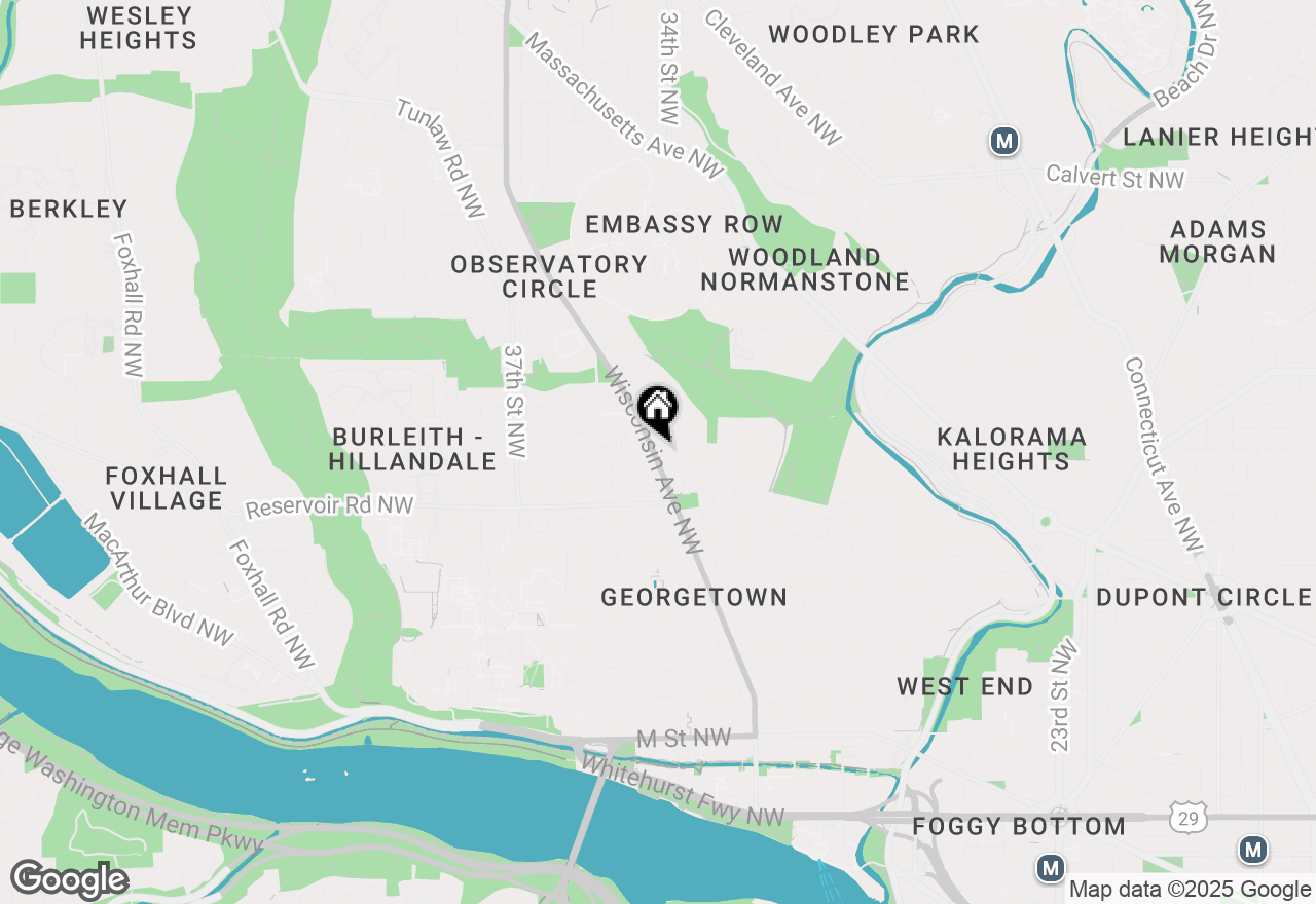 Map of 1723 Wisconsin Avenue Nw #UNIT C, Washington, DC 20007