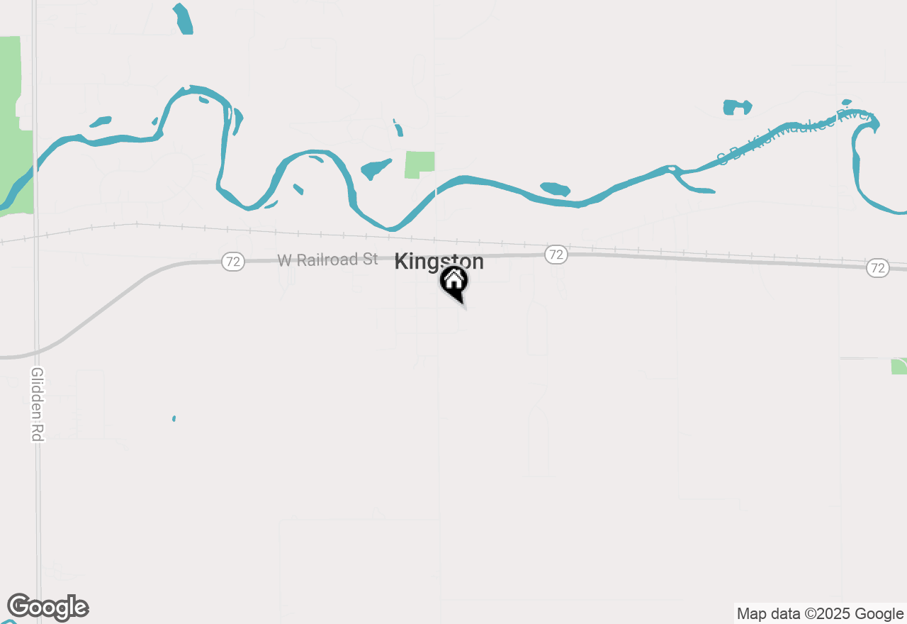 Map of 124 E 2nd Street, Kingston, IL 60145