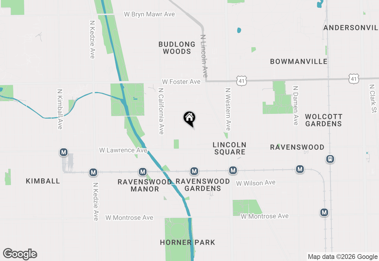 Map of 2629 W Ainslie Street #3, Chicago, IL 60625