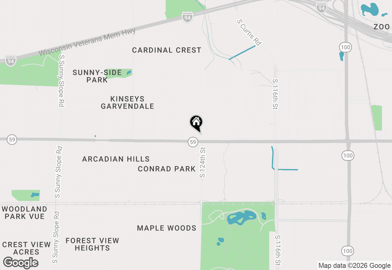 Map of 1350 Parkway Dr, Brookfield, WI 53005